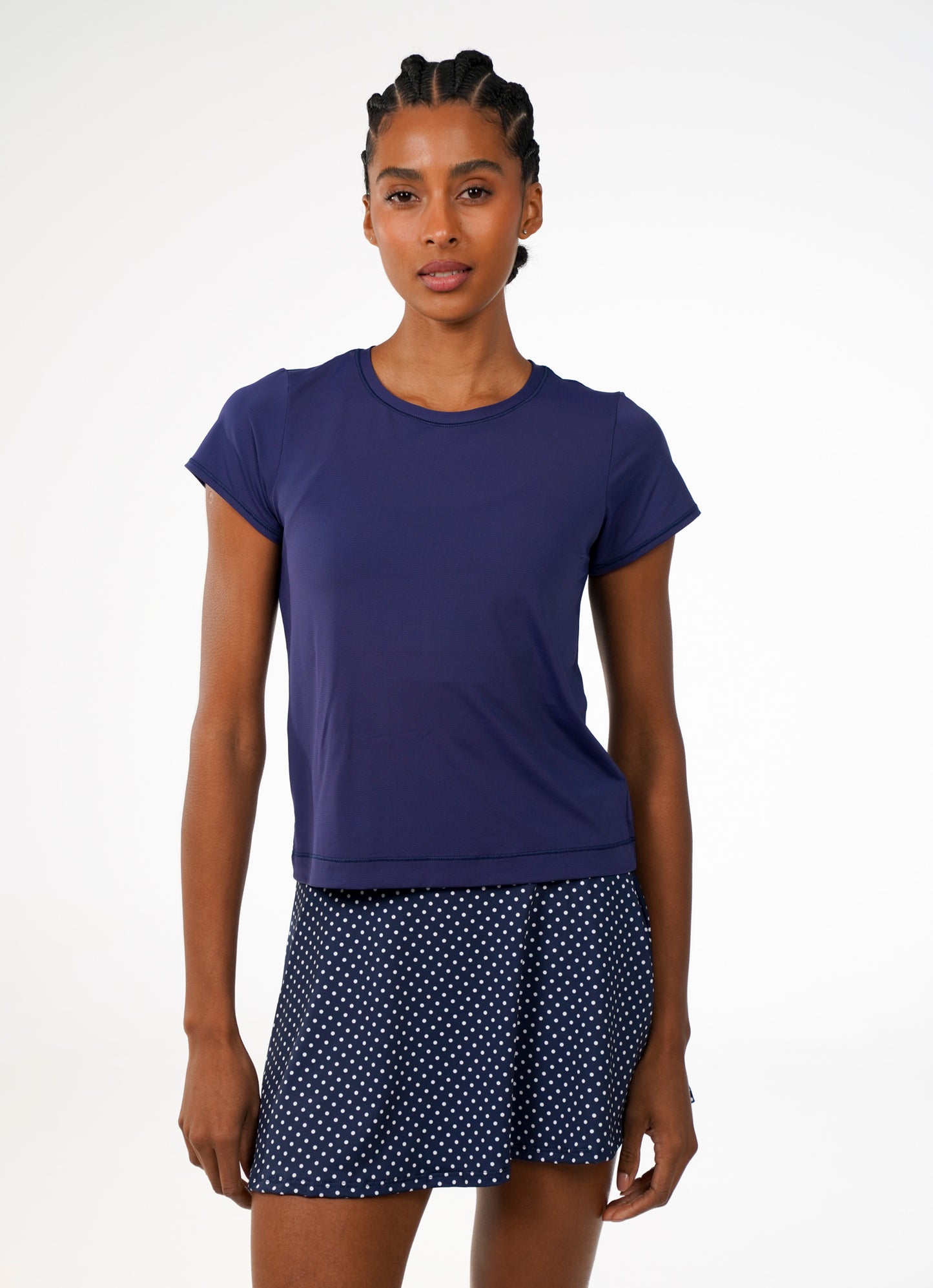 Court Short Saia 37cm (Navy Poa)