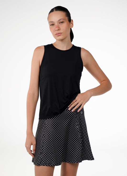 Short Saia Ultimate (Black Polka Dot) 43cm