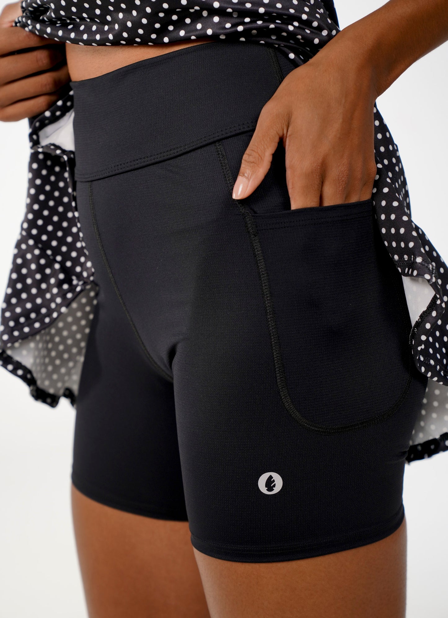 Vestido Up (Black Polka Dot)