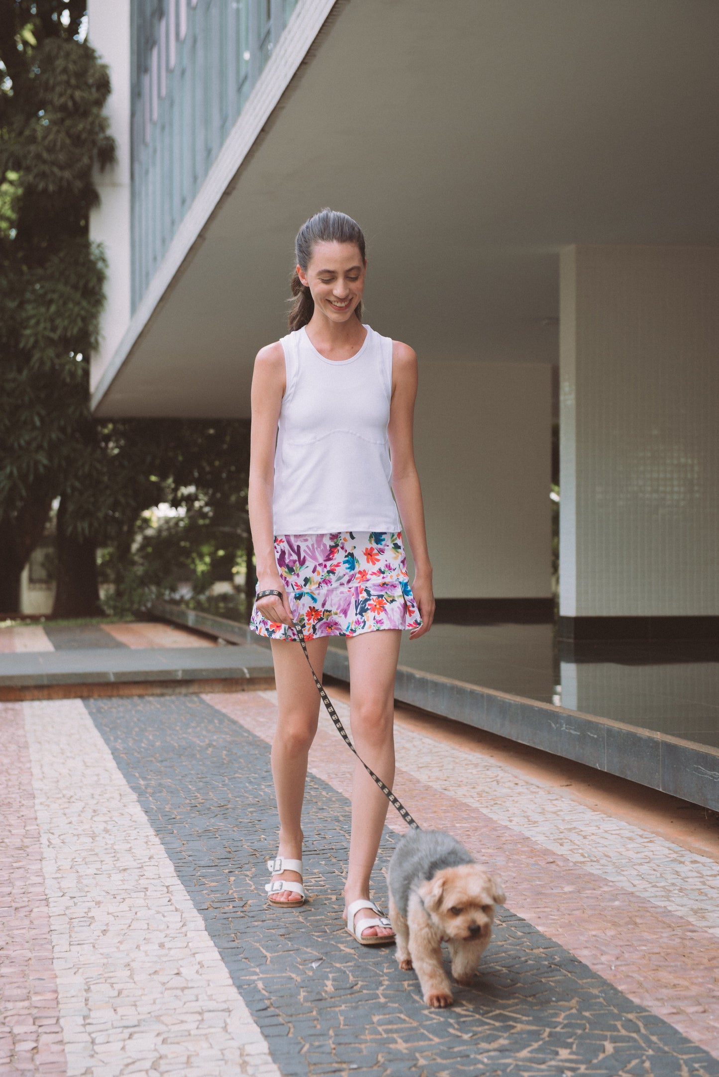 Short Saia JoJo (Flore) 37cm