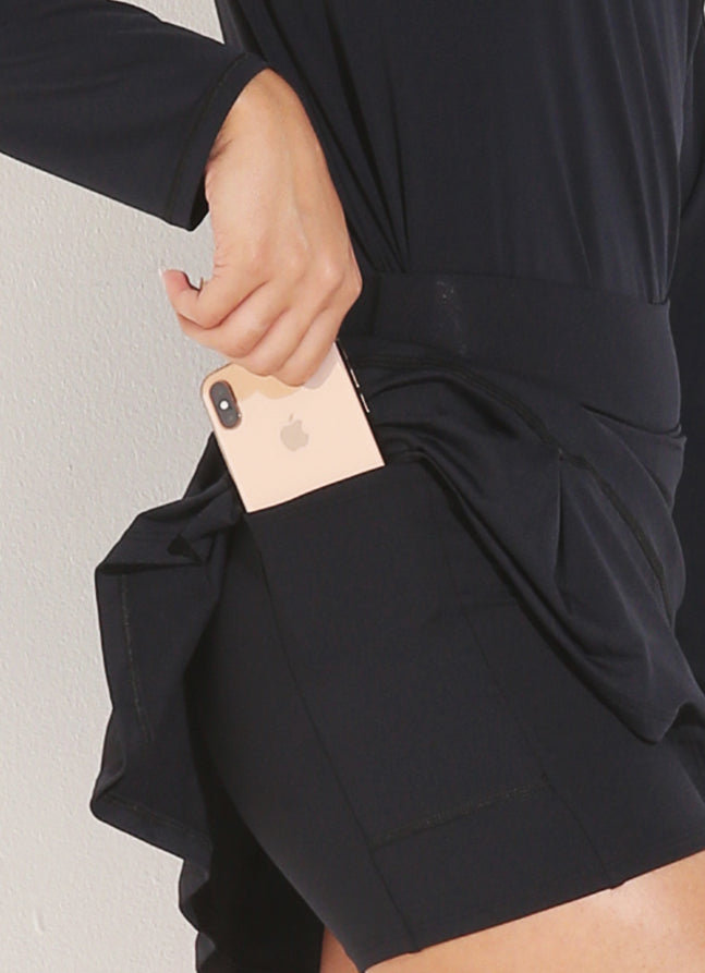 Short Saia JoJo (Black) 37cm