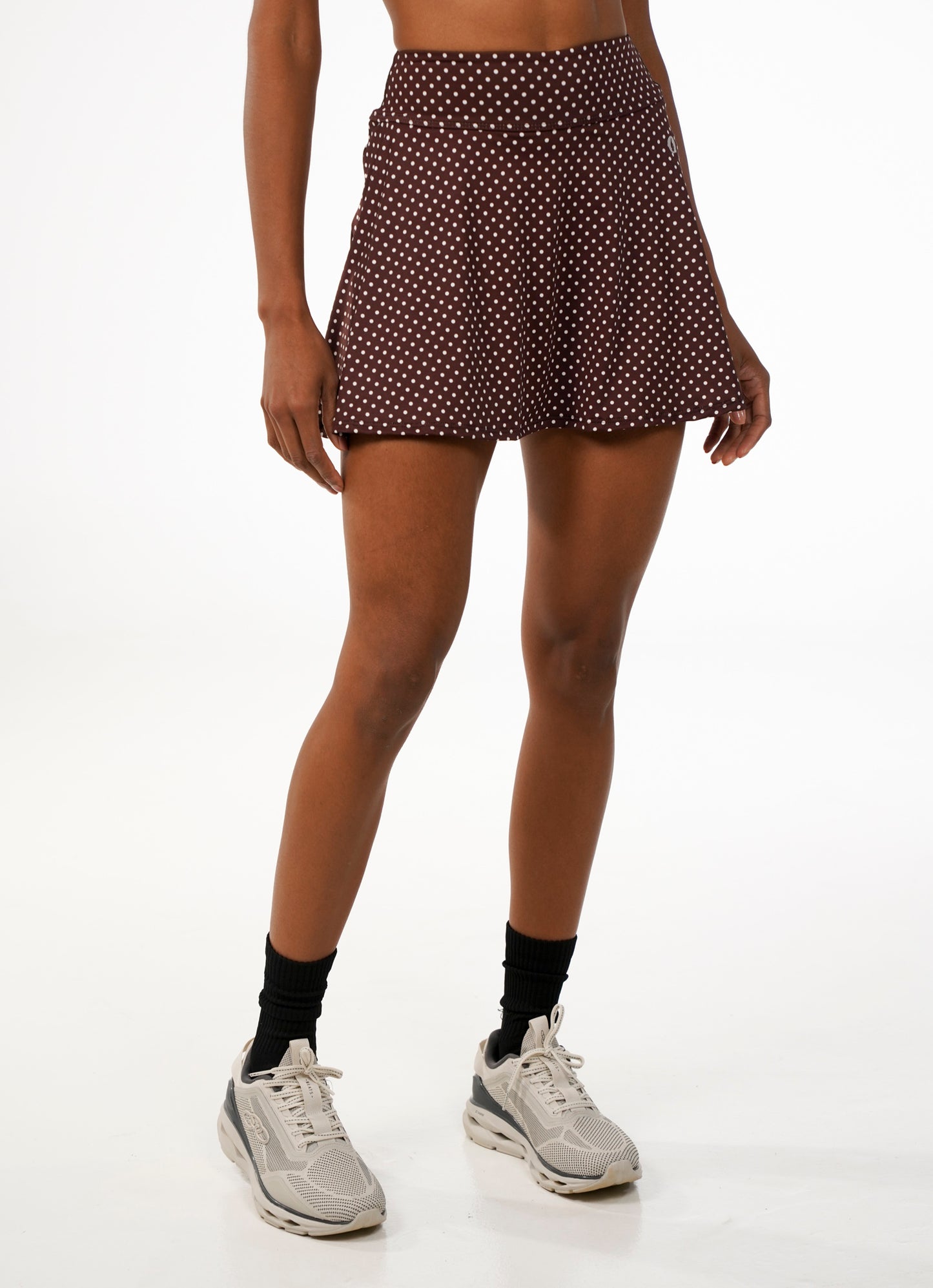 Court Short Saia 37cm (Cafe Poa)