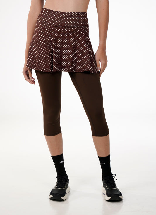 Capri com saia Love (Cafe Poa)