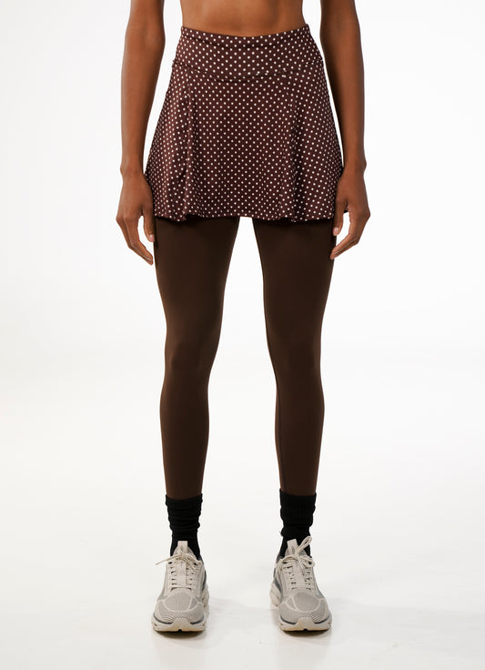 Legging com Saia Love (Cafe Poa)