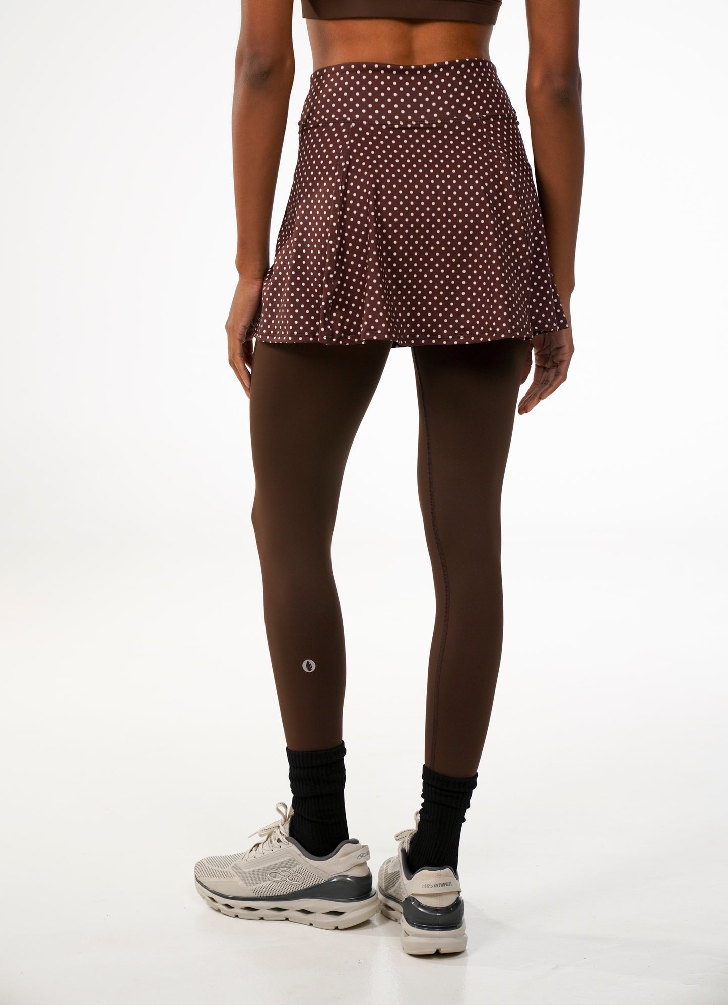 Legging com Saia Love (Cafe Poa)