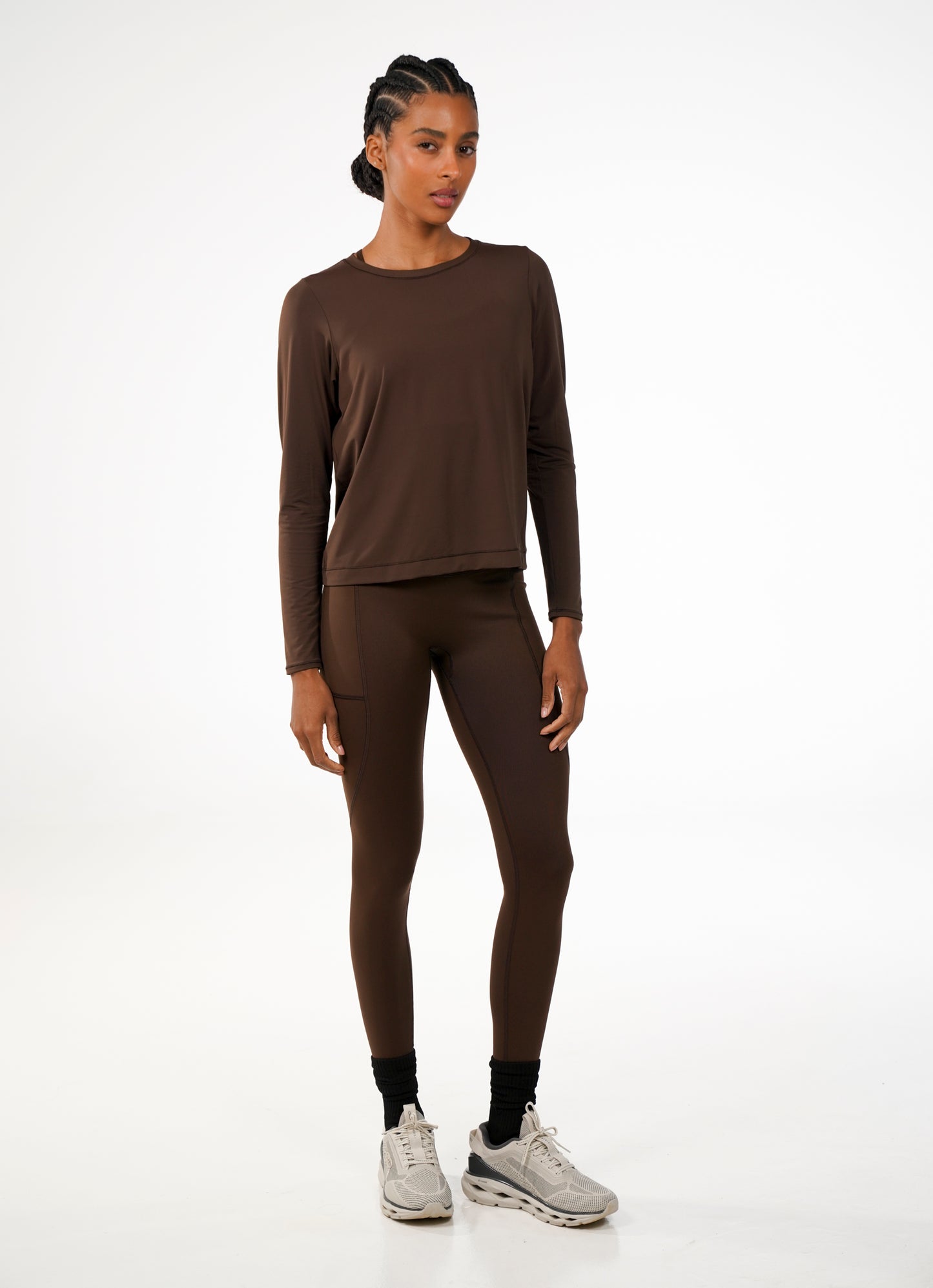 Camiseta Manga Longa CoolTouch (Cafe Torrado)