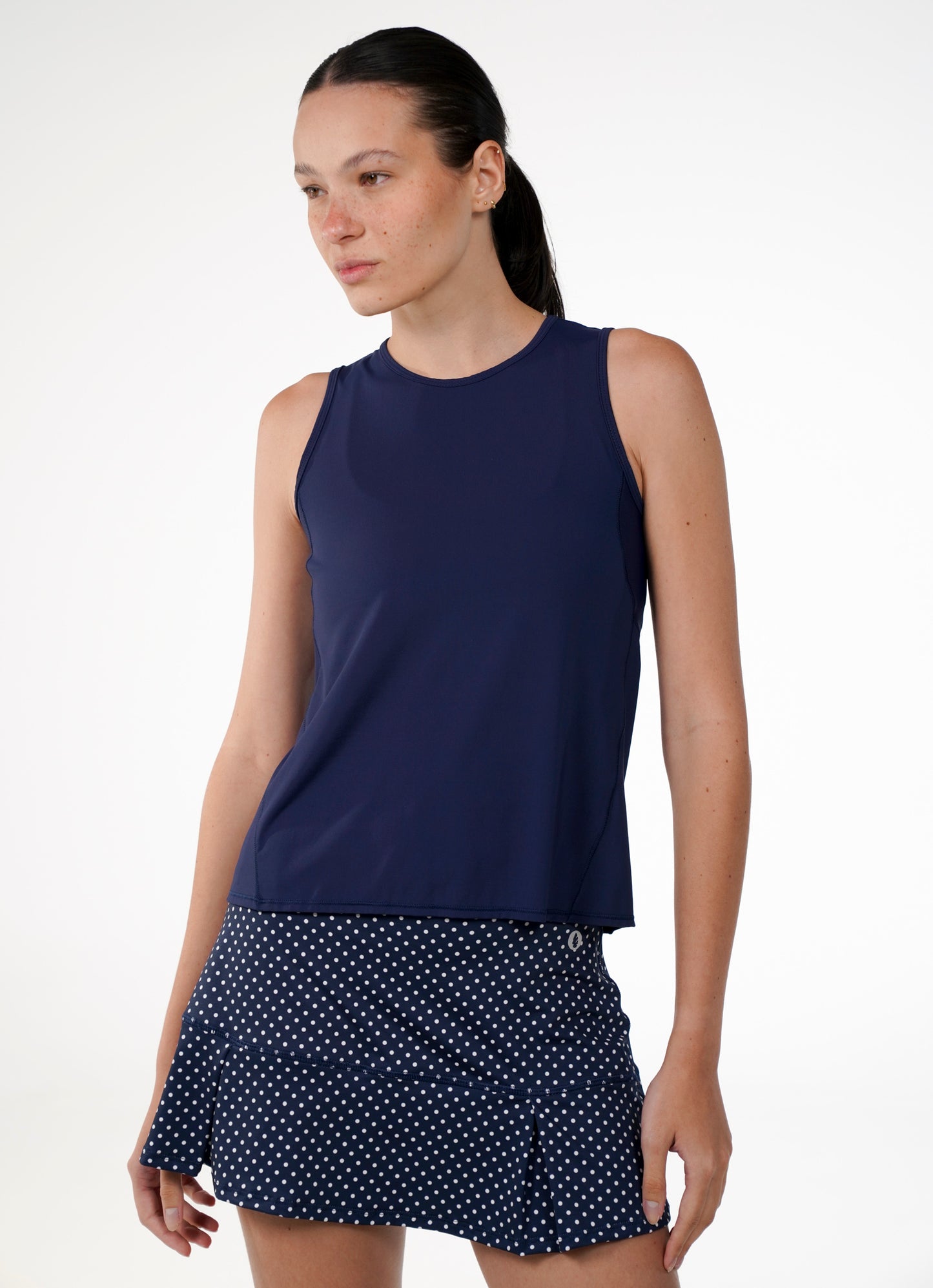 JoJo Short Saia 37cm (Navy Poa)