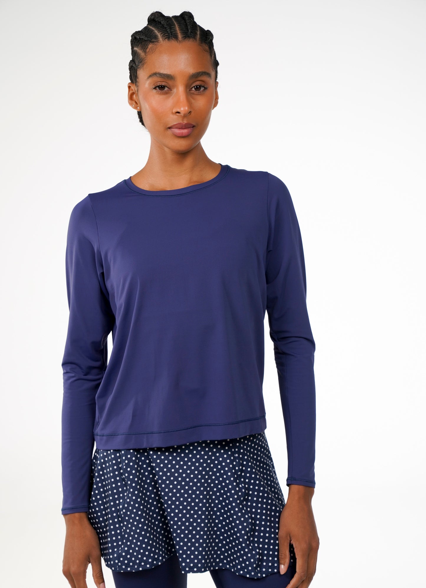 Camiseta Manga Longa CoolTouch (Azul)