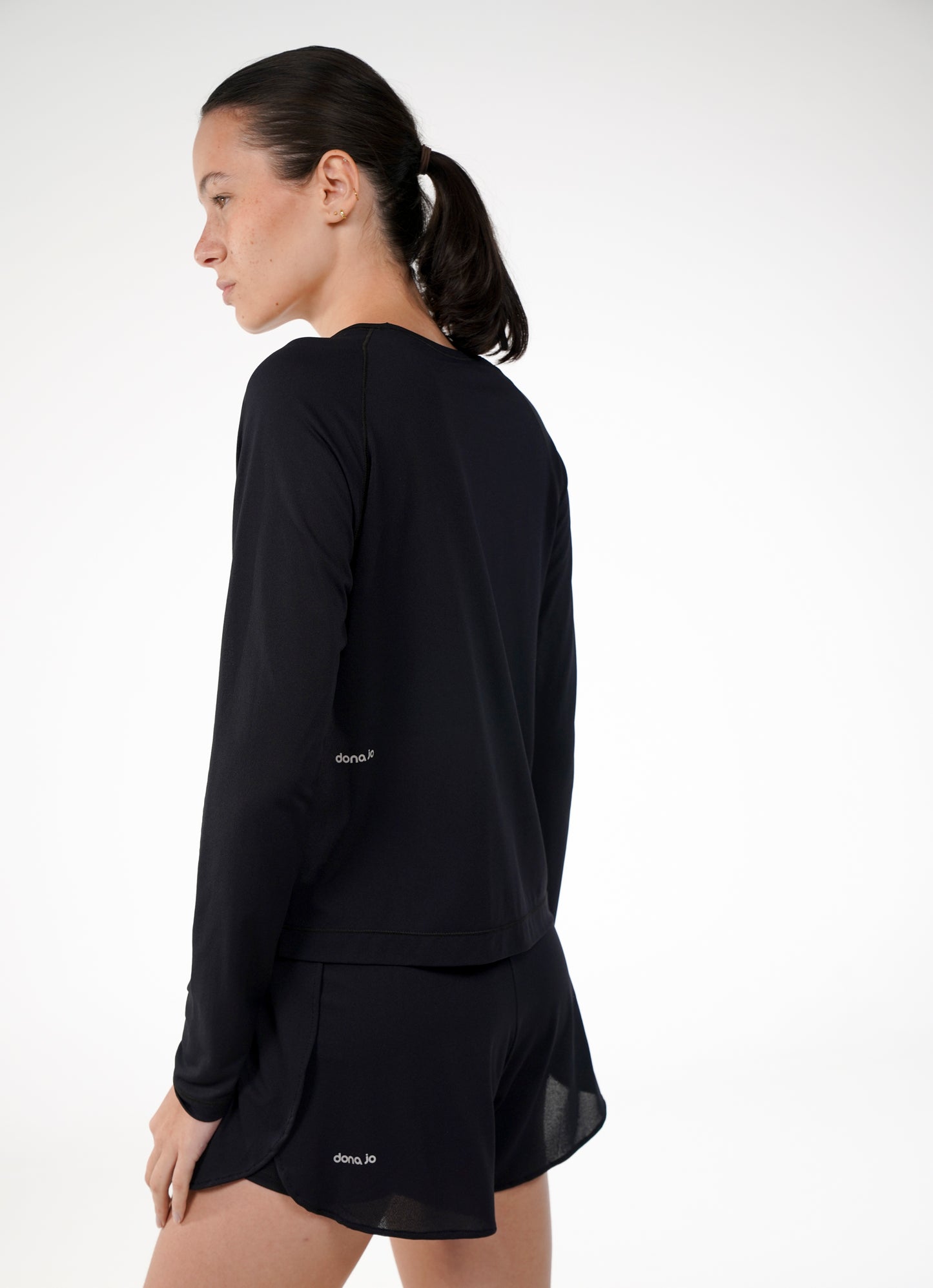 Camiseta Manga Longa Porus (Black)