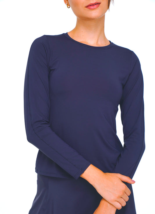 Manga Longa Luna (Azul Dark)