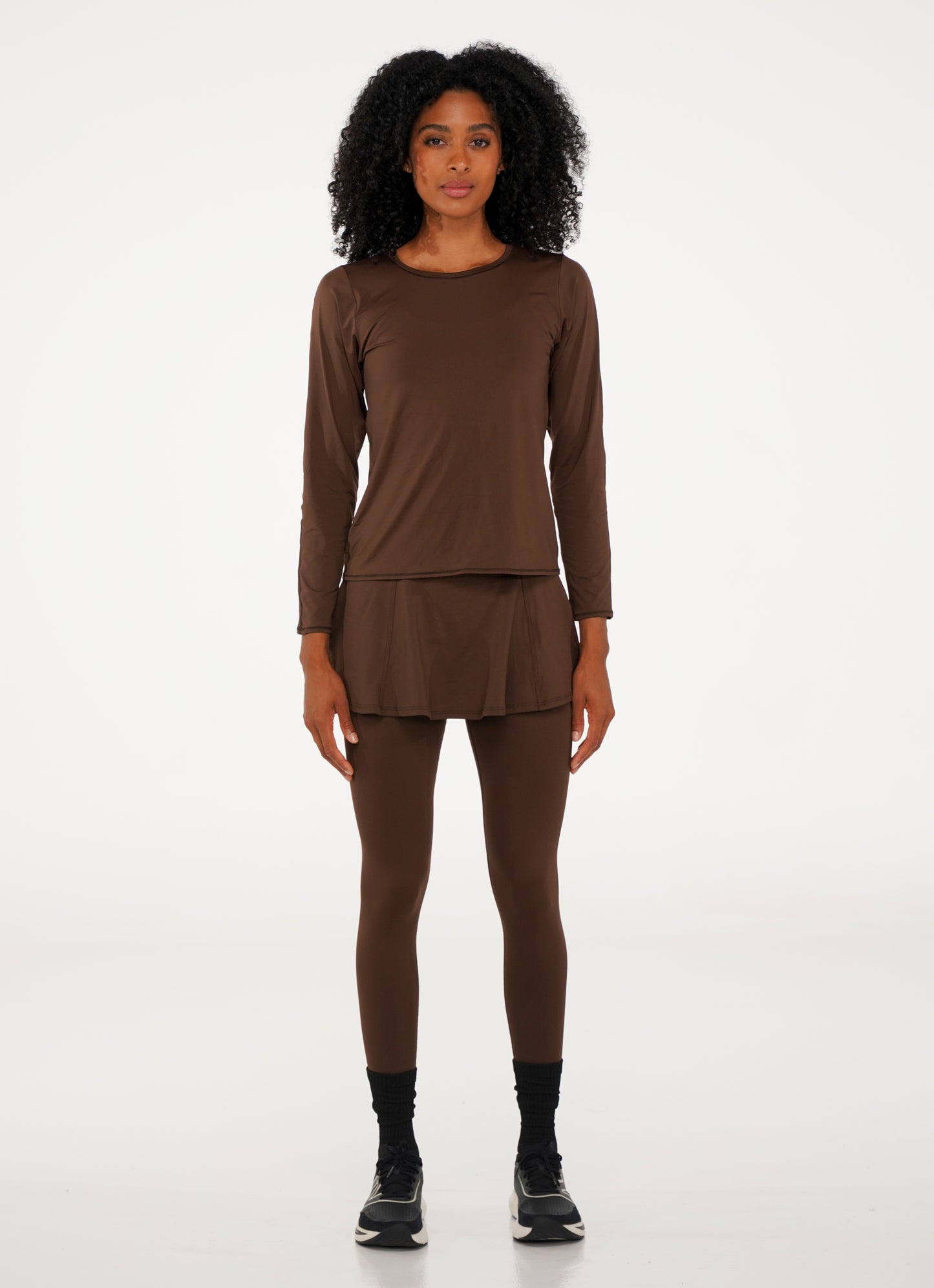 Legging com Saia Love (Cafe Torrado)