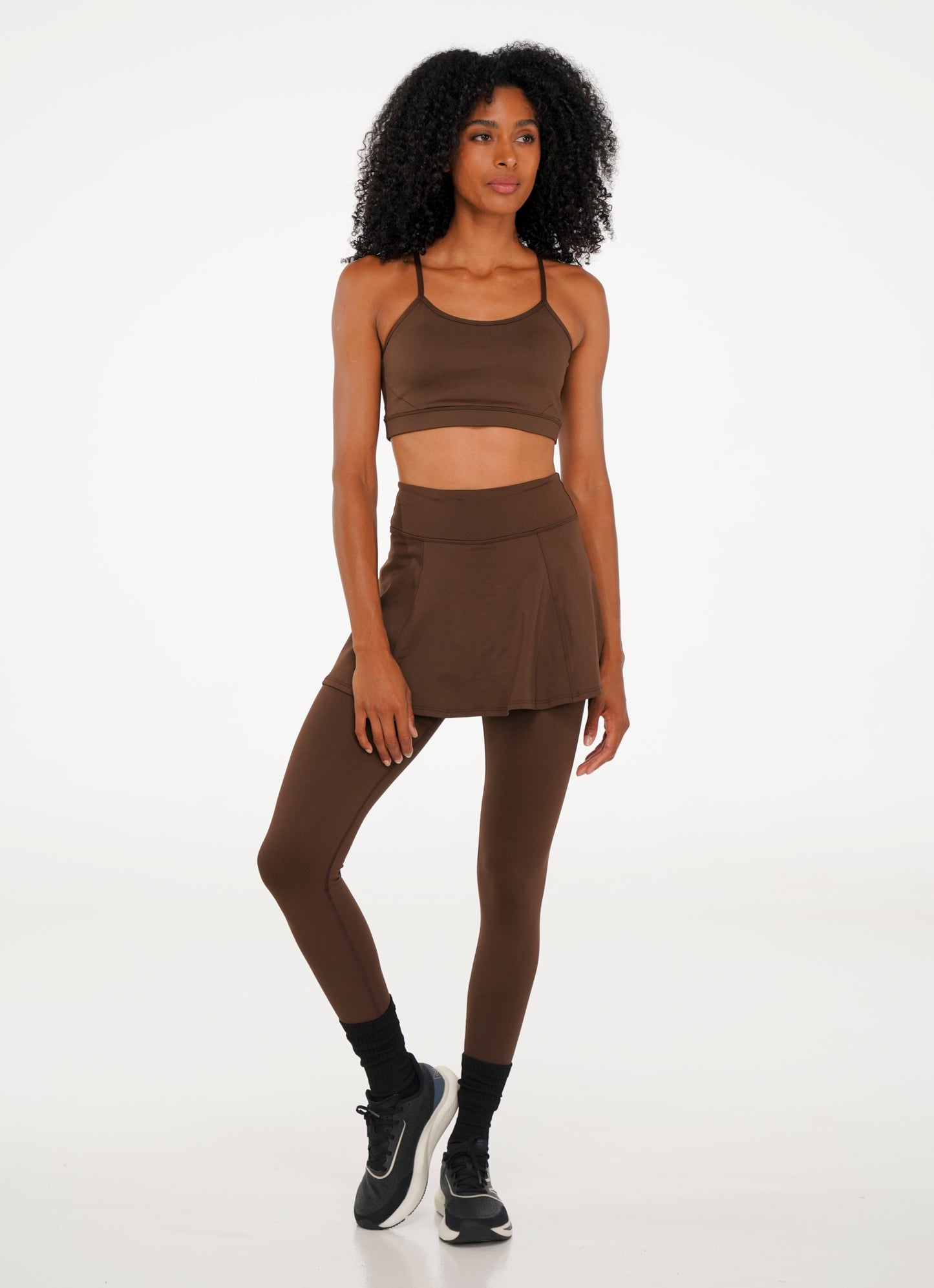 Legging com Saia Love (Cafe Torrado)